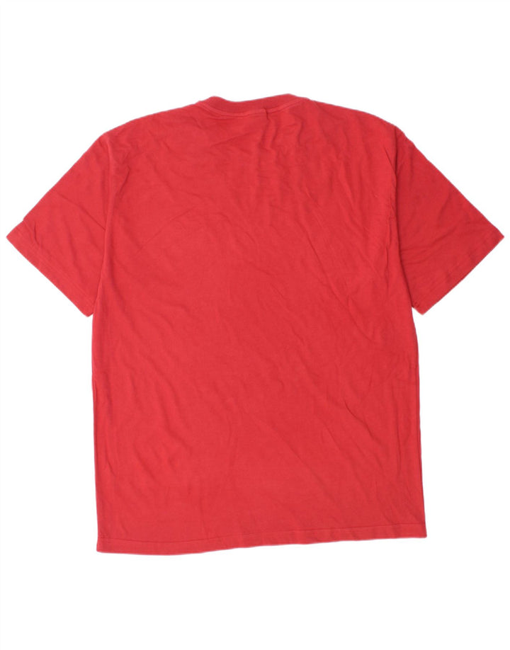 FILA Mens T-Shirt Top Medium Red Cotton