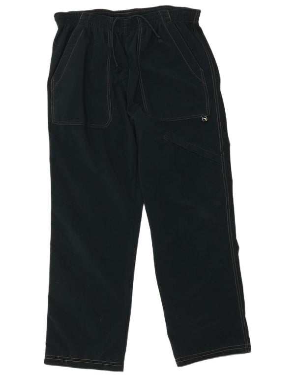 Calça de treino masculina Diadora Cargo grande poliéster verde