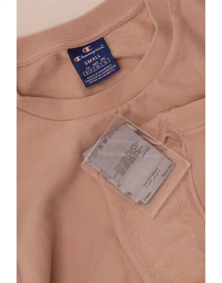 Champion moletom masculino jumper pequeno algodão rosa
