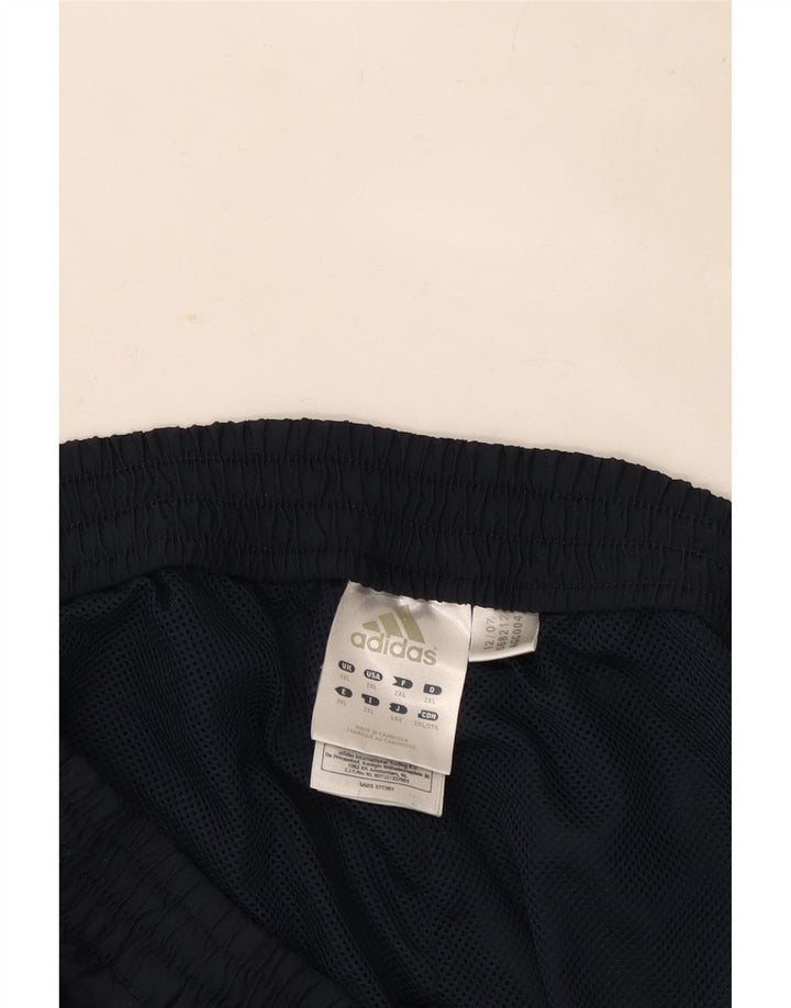 Calça de treino masculina Adidas 2XL poliéster azul marinho