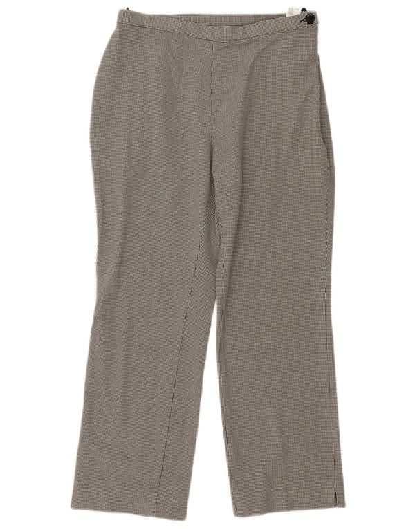 Calça casual curta feminina Marks & Spencer Reino Unido 12 médio W30 L25 cinza