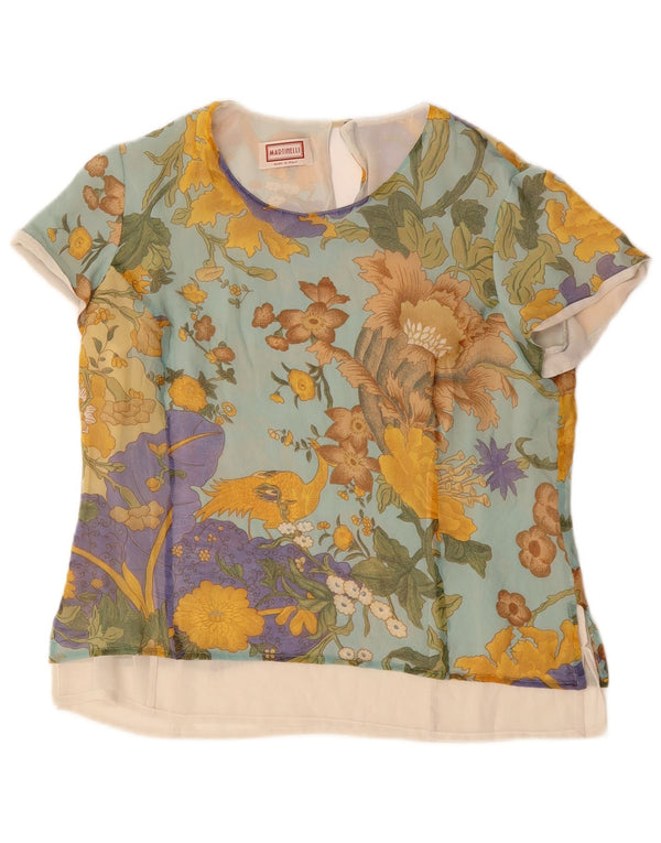 Blusa feminina MARTINELLI UK 14 média floral multicolorida