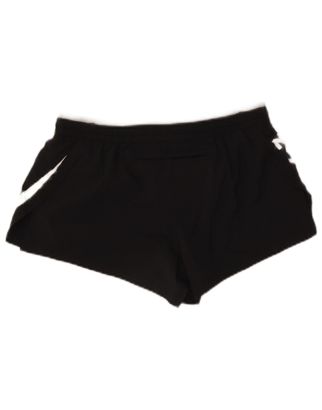 Nike Womens Dri Fit Graphic Sport Shorts UK 12 Médio Preto Poliéster
