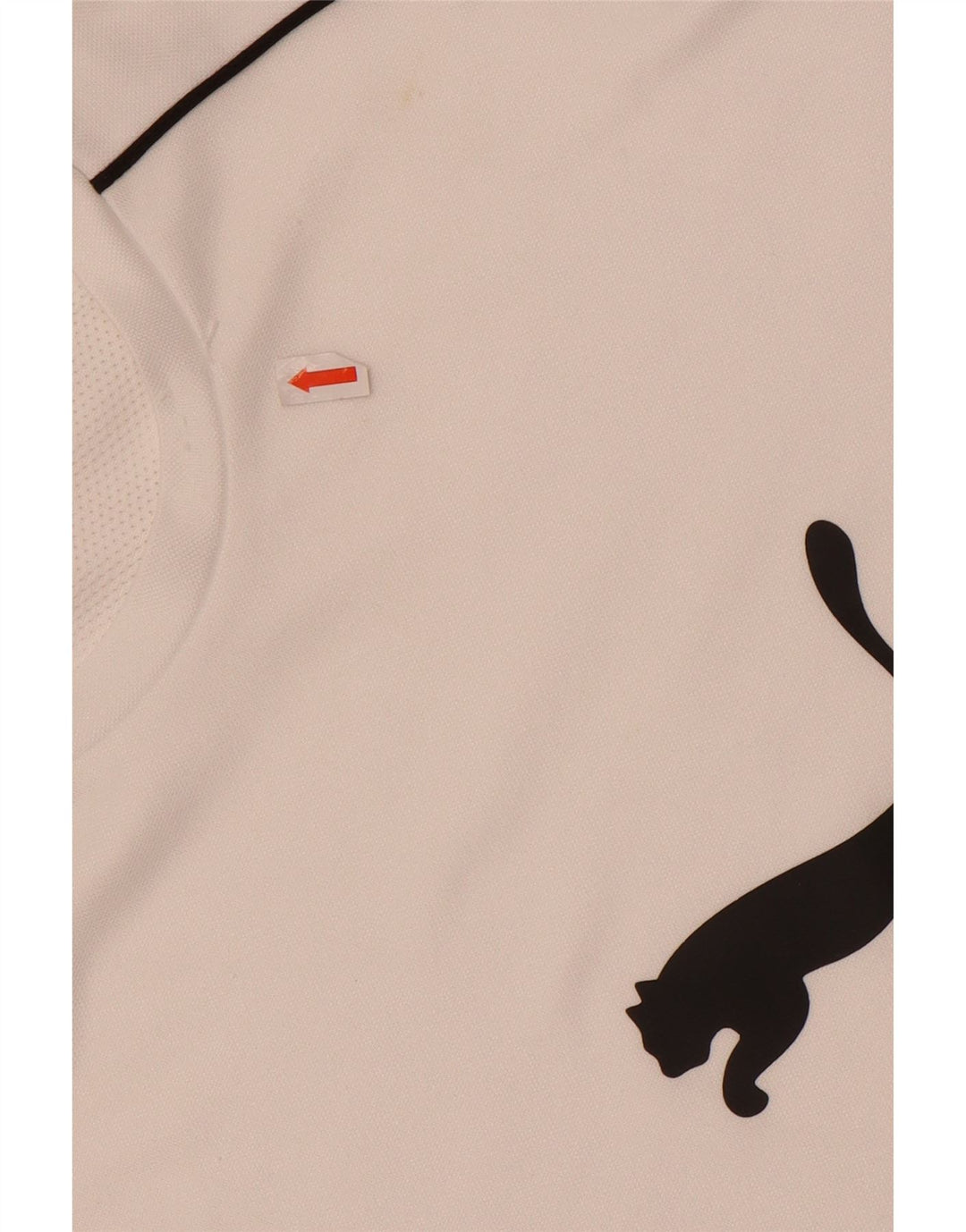 Puma Mens Graphic T-Shirt Top Médio Poliéster Branco