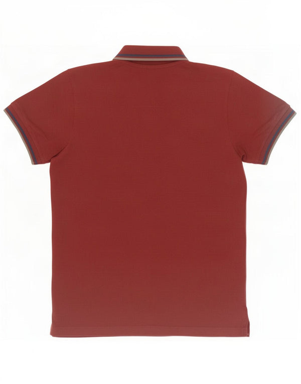 Camisa polo masculina Jack & Jones grande Borgonha