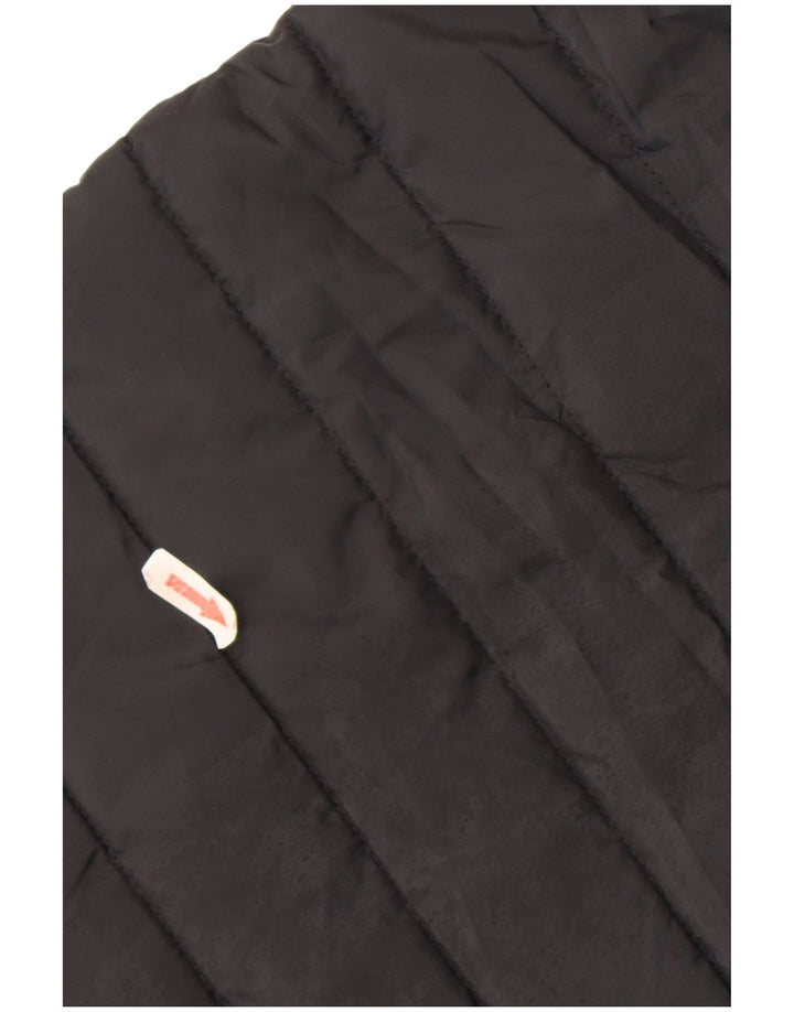 Jaqueta masculina acolchoada com capuz Jack & Jones UK 34 XS poliéster preto