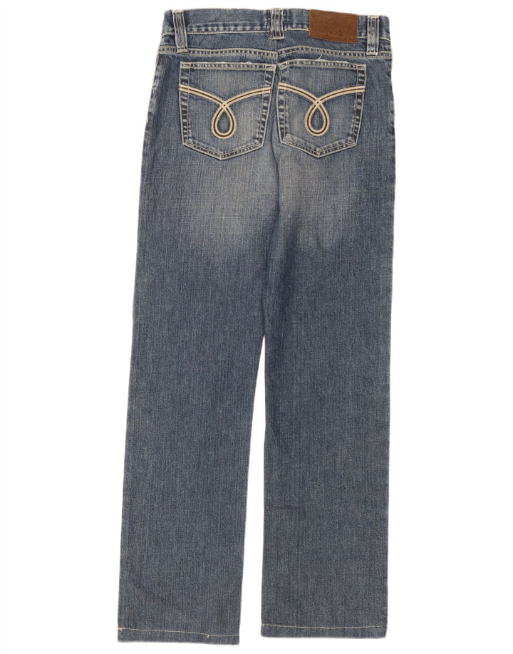 Calça jeans reta feminina Calvin Klein W33 L30 algodão azul