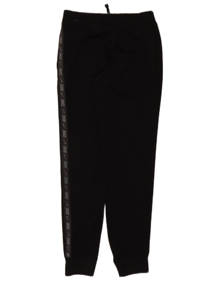 Nike masculino gráfico agasalho calças joggers pequeno poliéster preto
