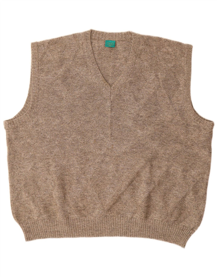 Canda Mens Colete Regata 2XL Bege Acrílico