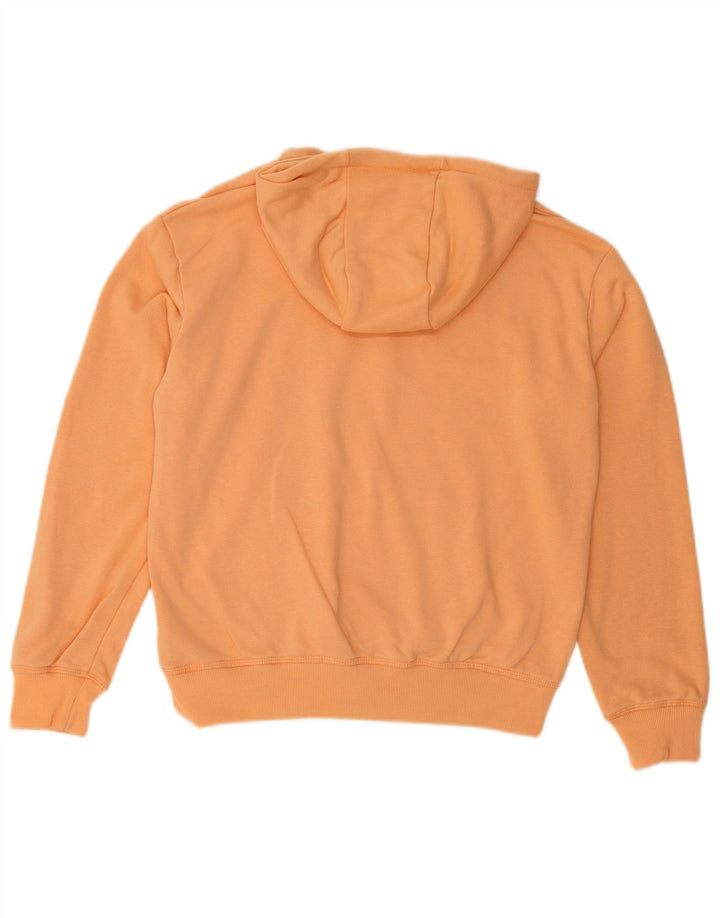 UMBRO Suéter gráfico masculino com capuz e algodão laranja pequeno