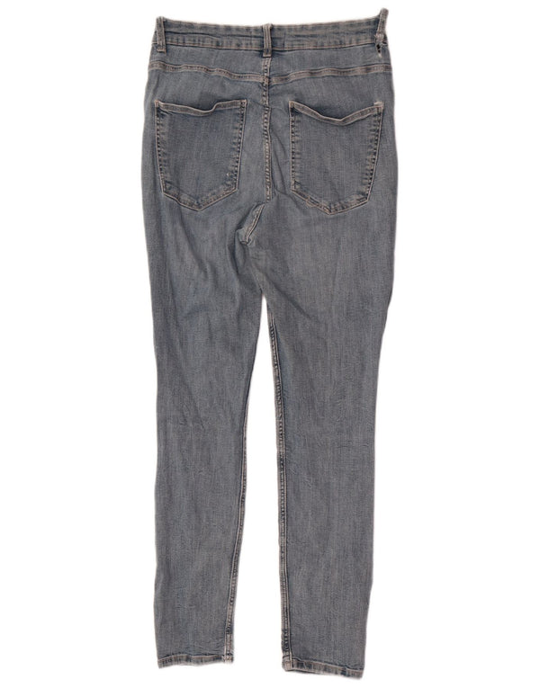 Calça jeans skinny feminina Zara EU 42 grande W32 L27 azul