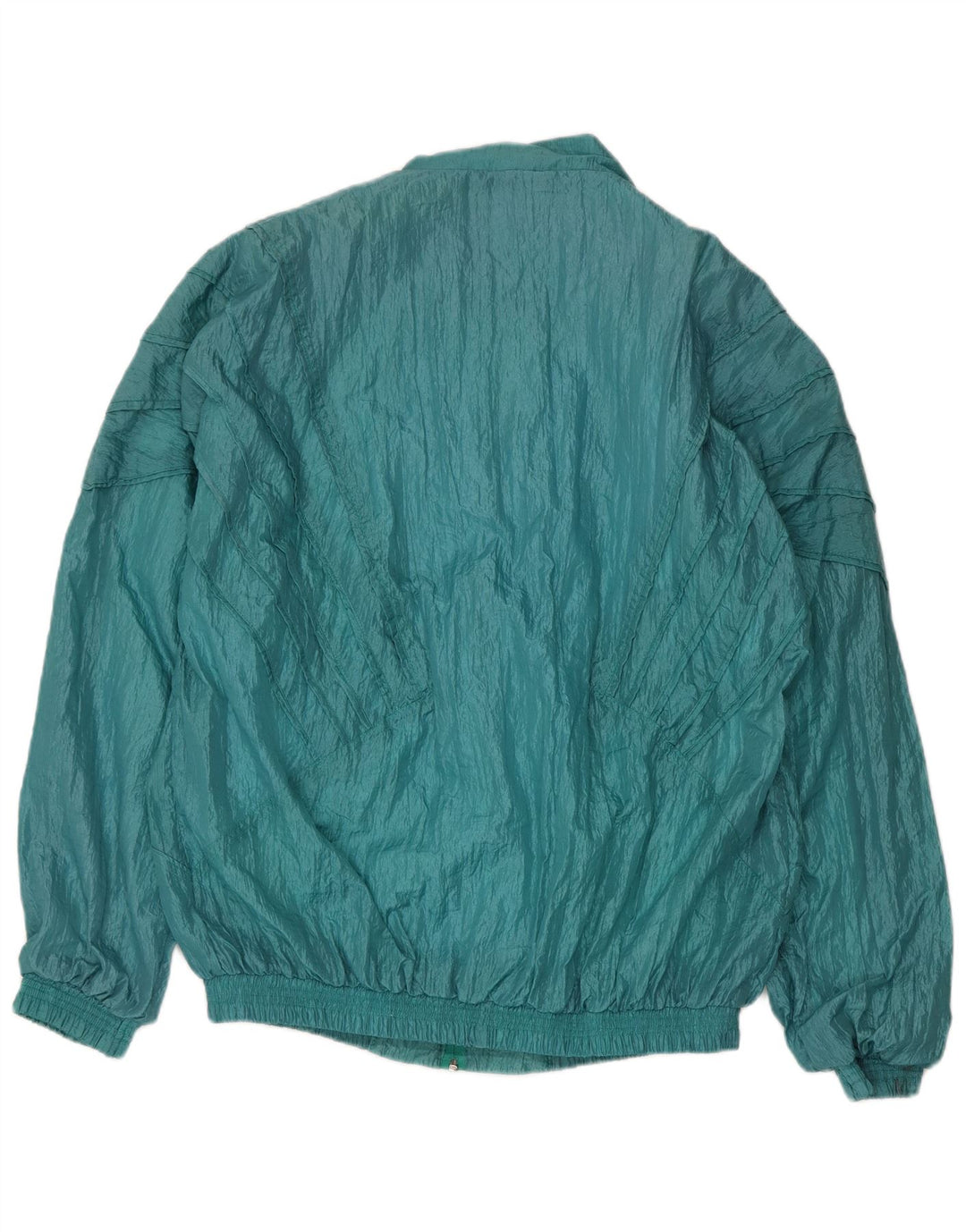 Jaqueta superior de agasalho masculino vintage 2XL nylon verde