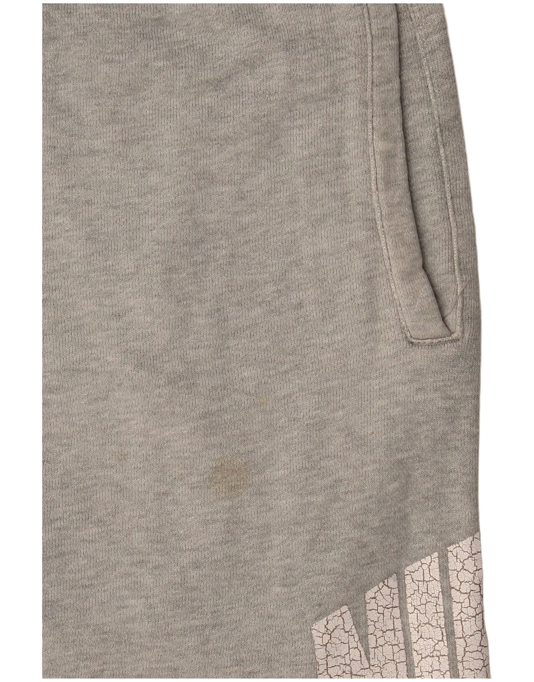 Shorts esportivos gráficos masculinos Nike médio cinza algodão