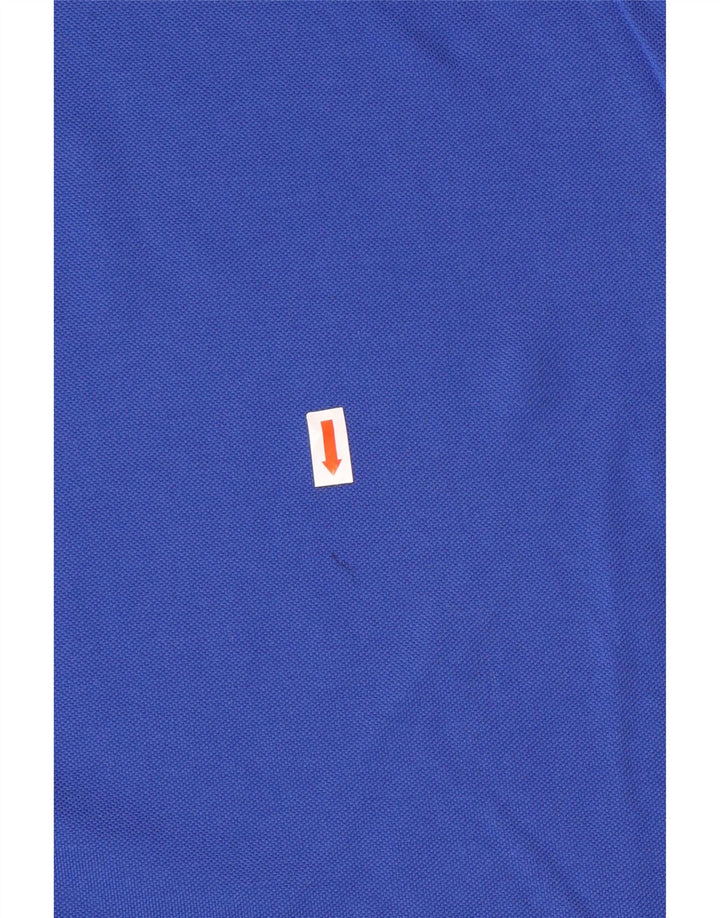 Camisa polo masculina de ajuste regular HUGO BOSS XL algodão azul