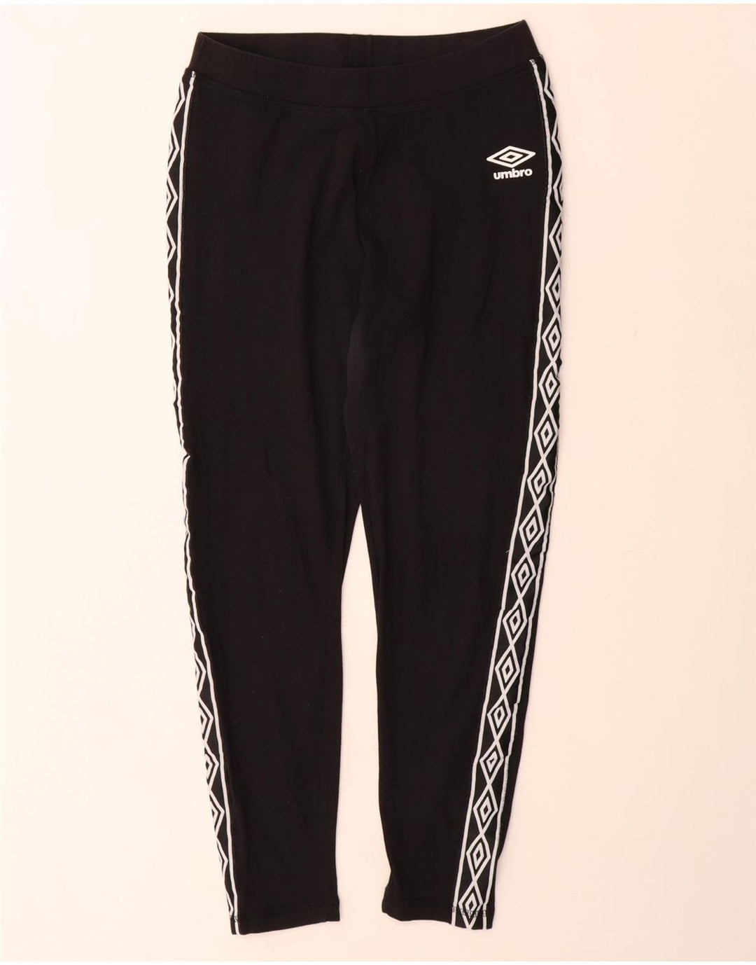 Umbro Leggings Gráficos Femininos Reino Unido 12 Médio Algodão Preto