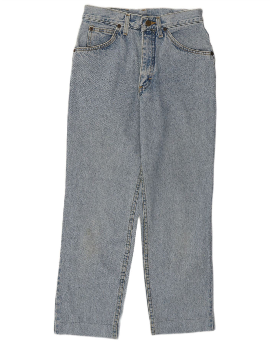 Calça jeans feminina Lee de cintura alta, tamanho 14, grande, W28, L26, azul, algodão