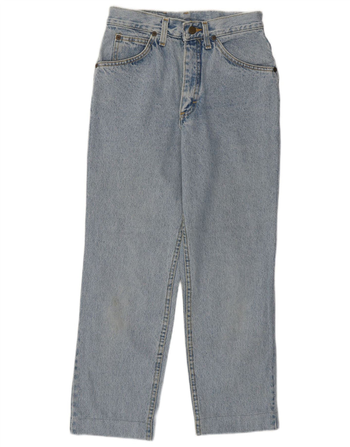 Calça jeans feminina Lee de cintura alta, tamanho 14, grande, W28, L26, azul, algodão