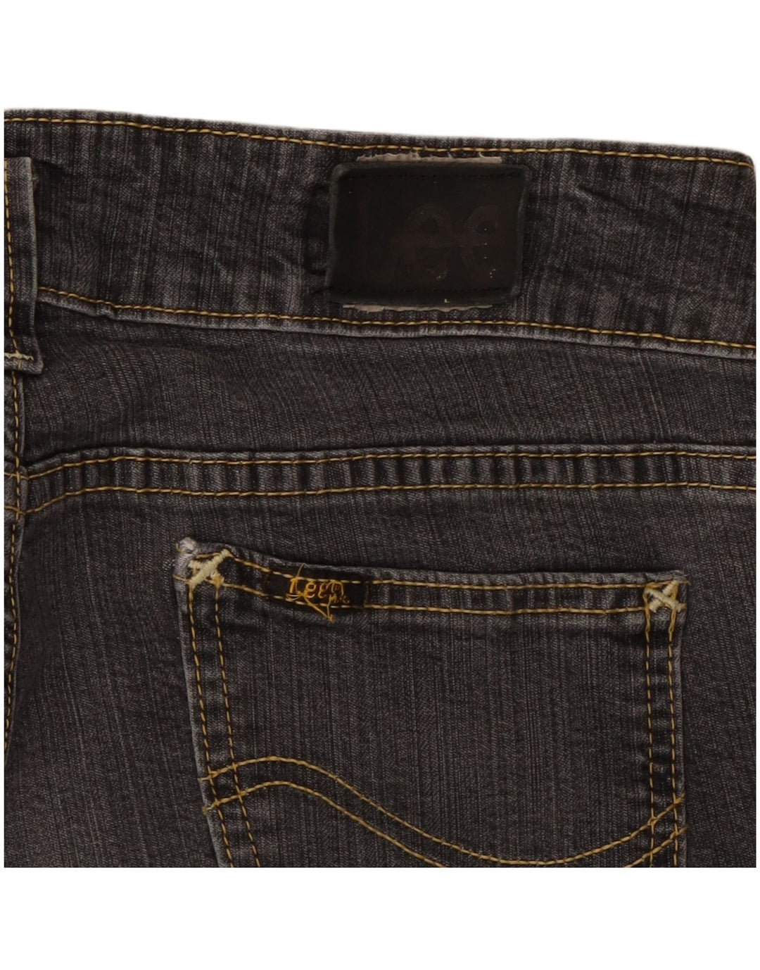 Jeans retos femininos LEE W28 L32 cinza