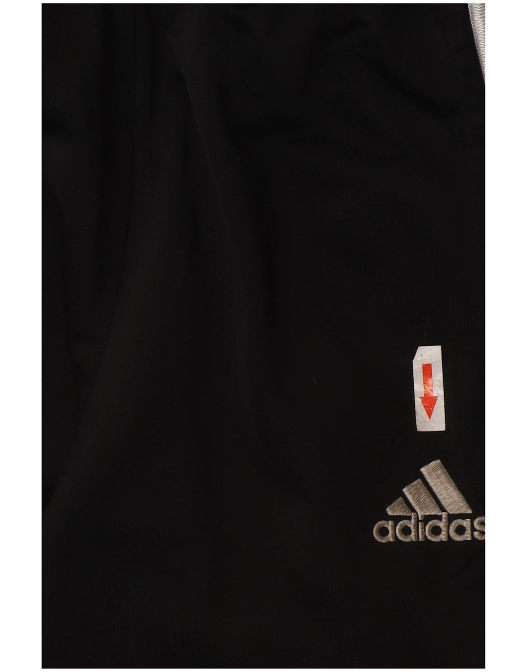 Adidas meninos calças de treino joggers 7-8 anos pequeno poliéster preto