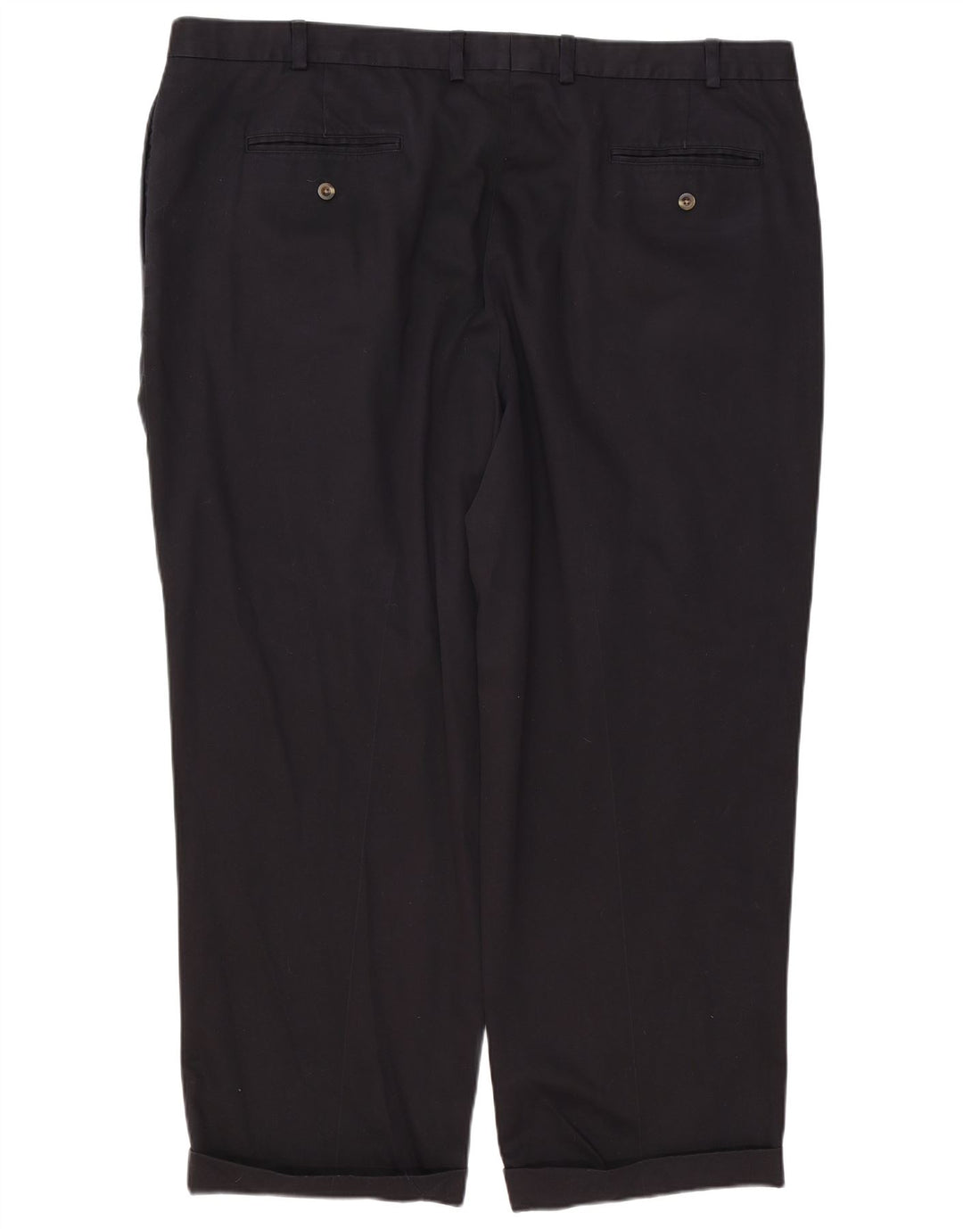 Calça chino masculina L.L.BEAN W46 L29 algodão azul marinho