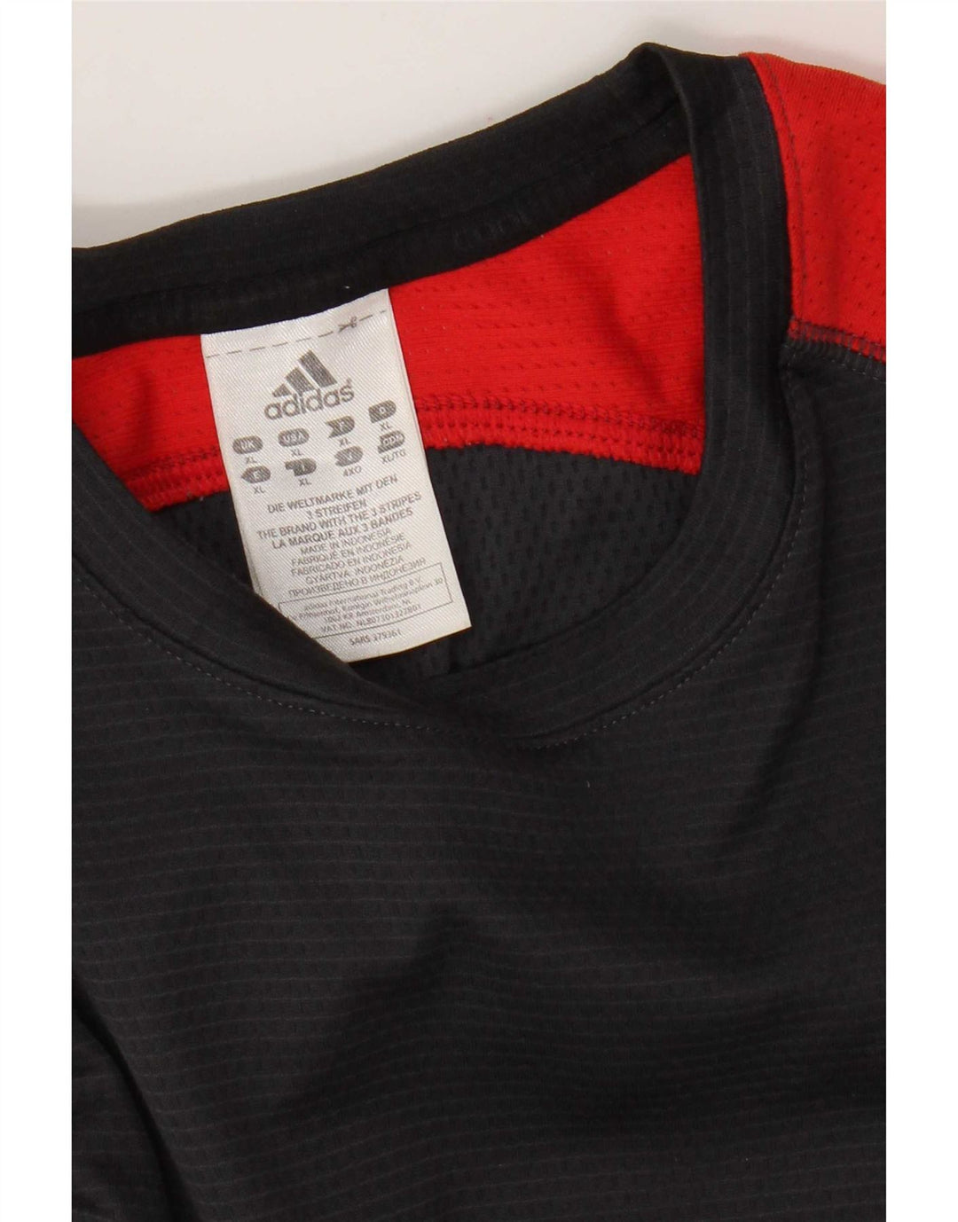 Adidas Mens Top Manga Longa XL Cinza Colourblock Poliéster