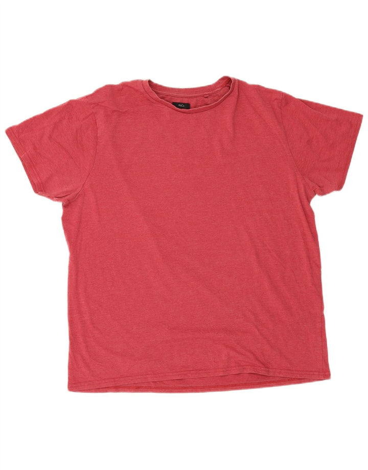 Camiseta masculina M&Co Top XL algodão vermelho