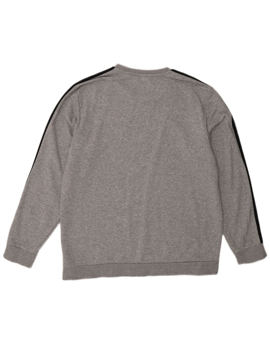 Adidas Mens Moletom Jumper XL Cinza Flecked Algodão