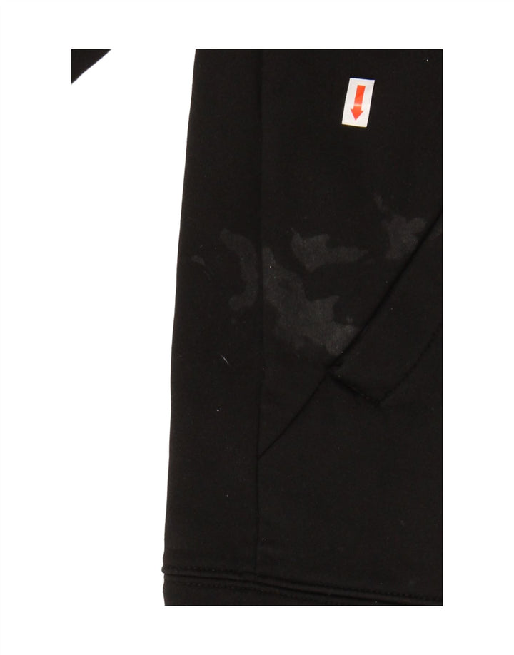 Suéter masculino com capuz e gola com zíper The North Face grande poliéster preto