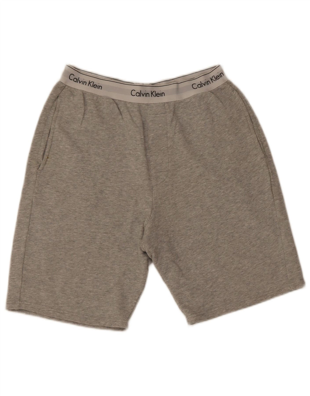 Calções esportivos masculinos Calvin Klein Graphic cinza médio algodão colorblock