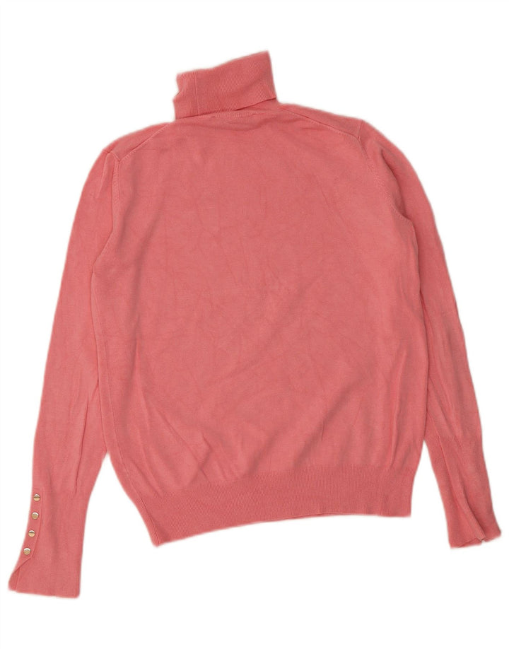 Zara Suéter feminino com gola redonda e gola redonda, Reino Unido 10 pequeno rosa