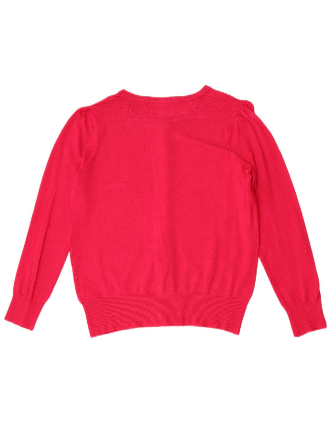Suéter cardigã feminino Marks & Spencer Reino Unido 10 viscose rosa pequena