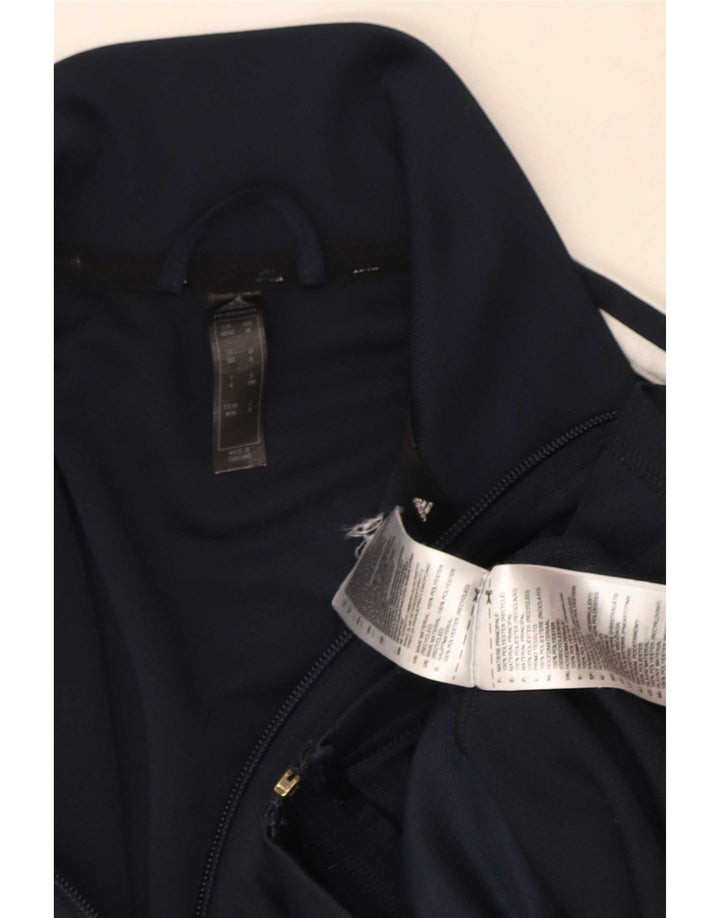 Adidas Mens Aeroready Tracksuit Top Jacket Reino Unido 40/42 Médio Azul Marinho
