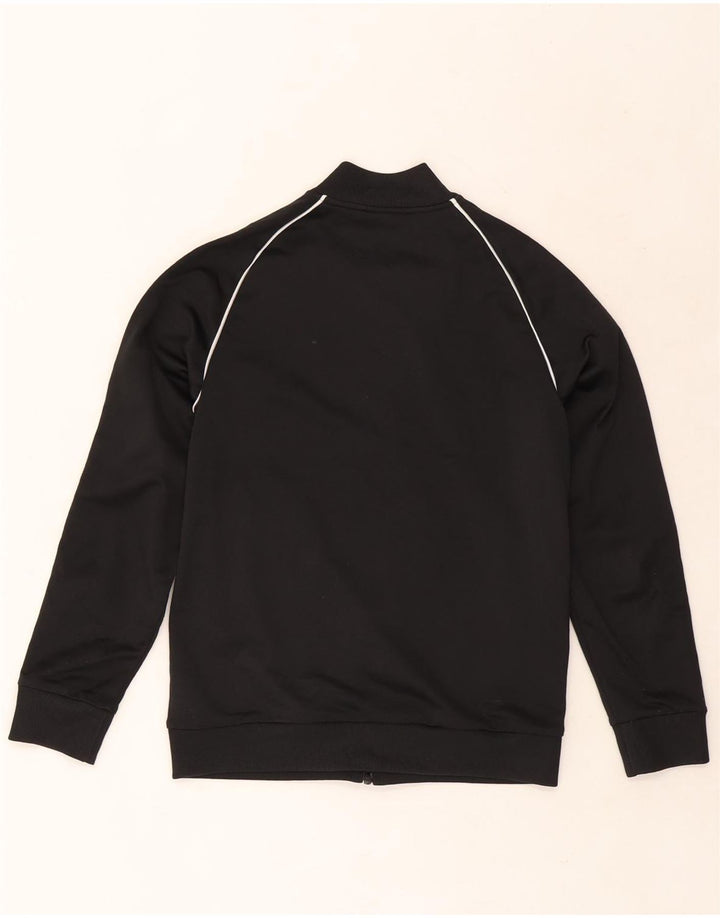 Casaco de treino Adidas Boys 11-12 anos preto poliéster