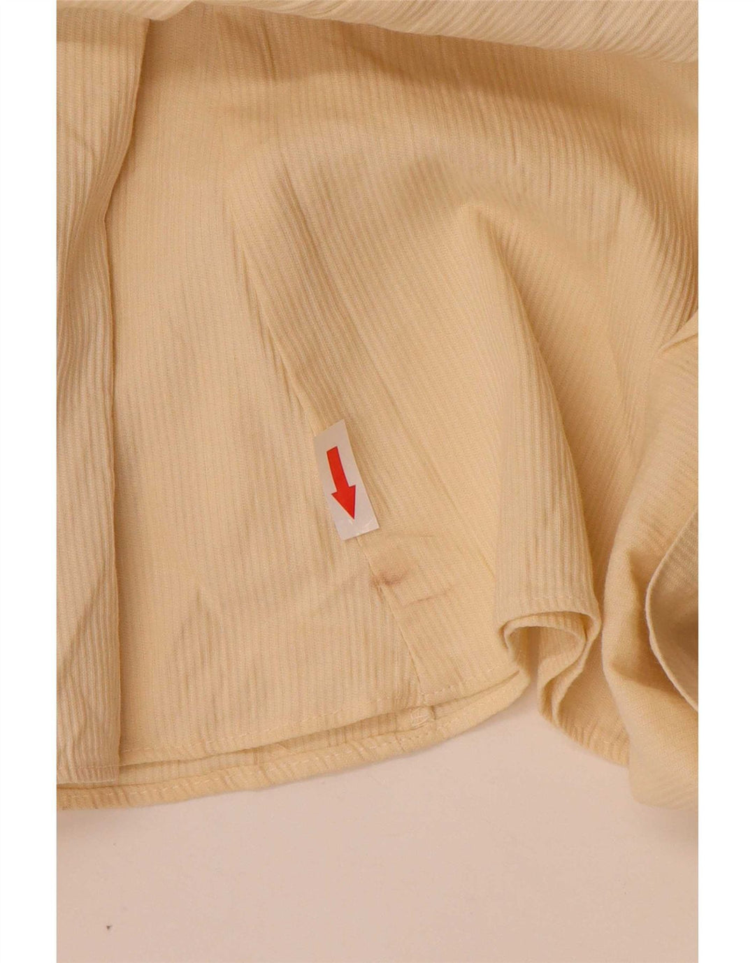 Vestido feminino Zara A-Line UK 12 algodão amarelo médio