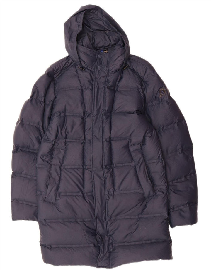 Casaco feminino acolchoado com capuz INVICTA UK 14 azul marinho médio