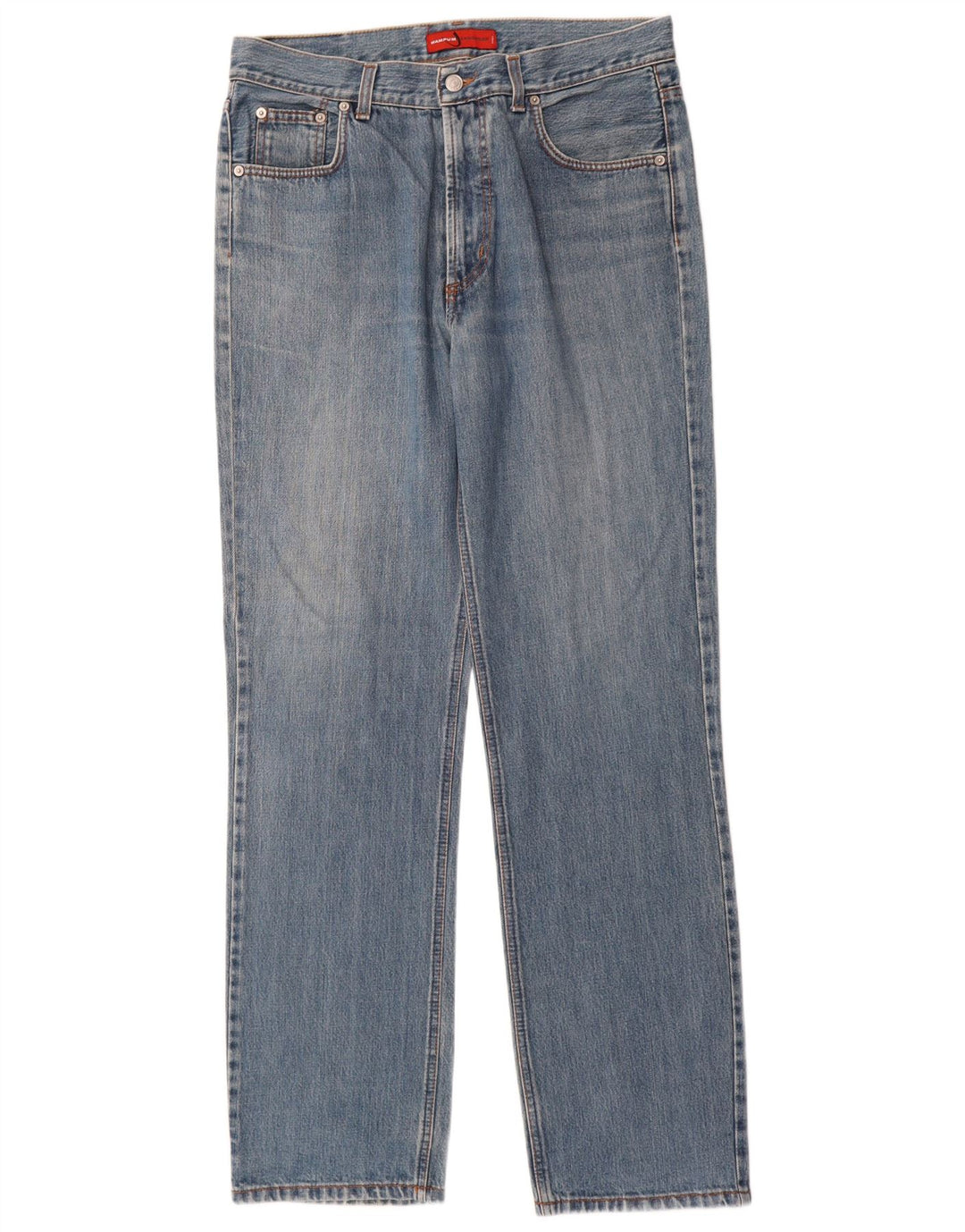 Calça jeans reta masculina Wampum W32 L34 azul
