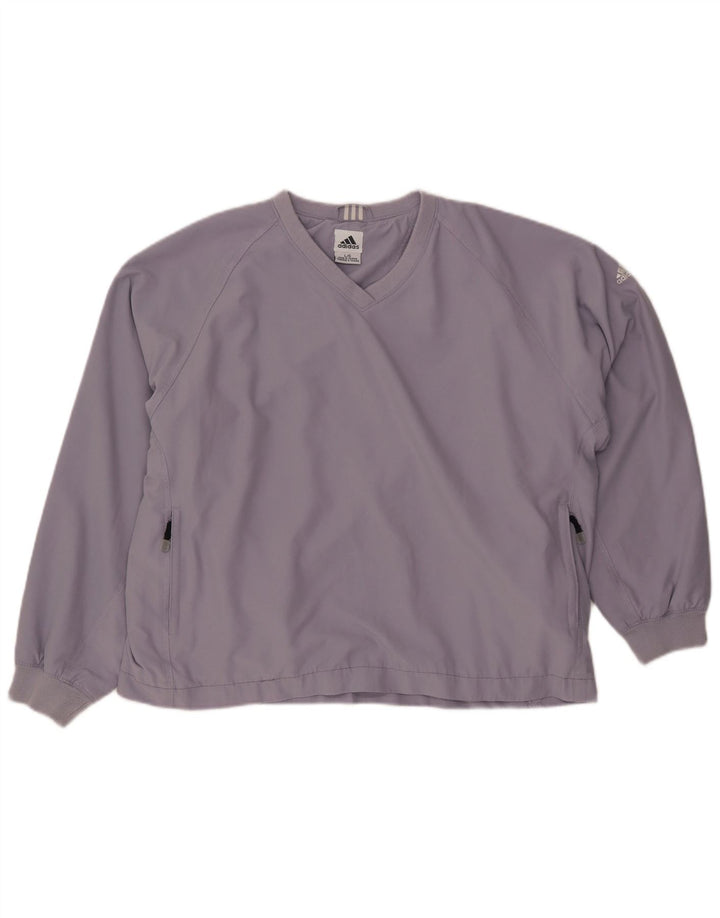 ADIDAS Womens Climashell Pullover Tracksuit Top UK 16 Grande Roxo