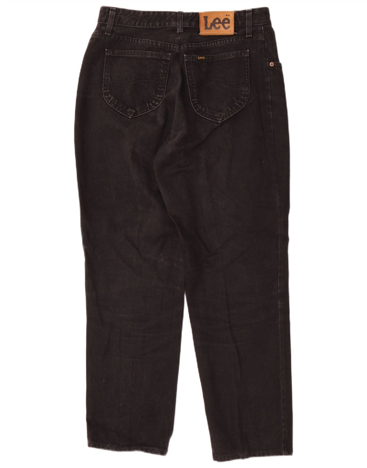Lee Mens Tapered Jeans W36 L31 Algodão Preto