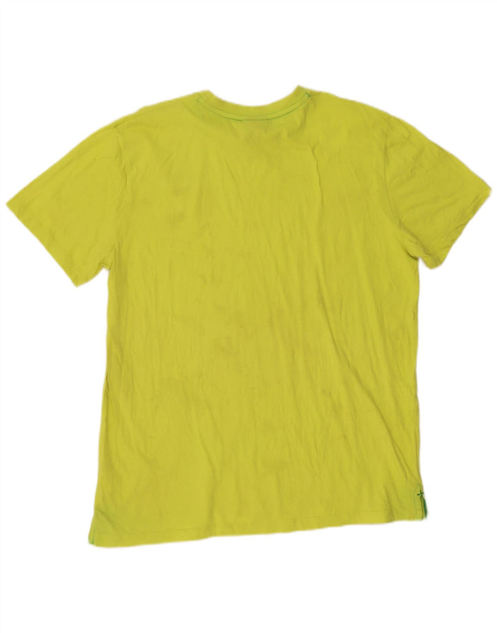 Camiseta masculina Umbro Top 2XL algodão amarelo