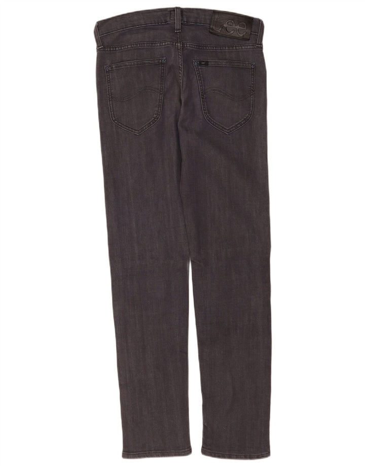 Lee Womens Daren Zip Fly Slim Jeans W30 L32 Algodão Cinza