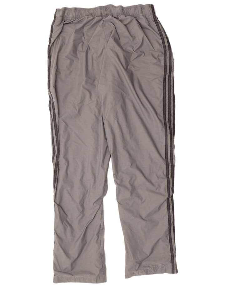 Calça de treino masculina ADIDAS grande cinza nylon