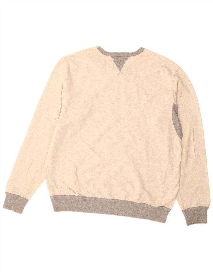 CAMPEÃO Masculino Minnesota Gophers moletom grande off white