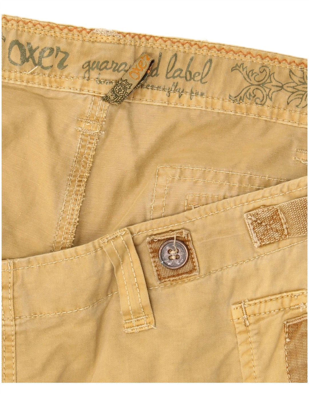 Shorts Cargo Gráfico Masculino OXER W40 XL Bege