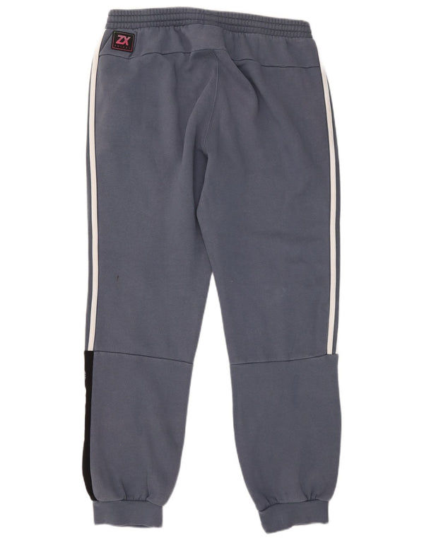 Adidas masculino gráfico calças de treino joggers grande azul colorblock
