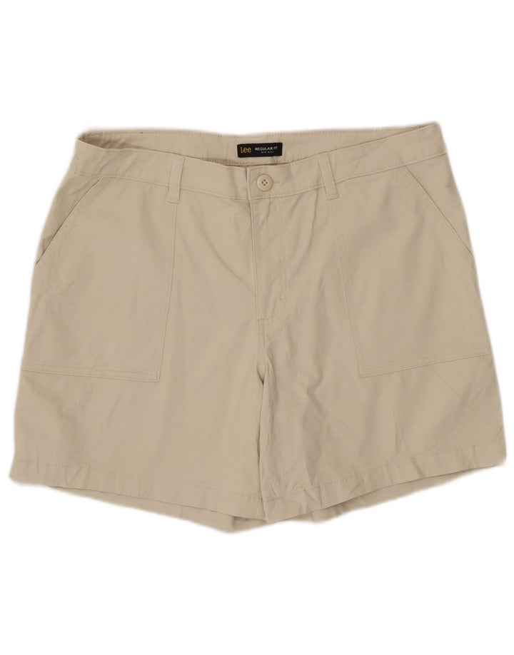 LEE Shorts Chino Feminino US 16 XL W36 Algodão Bege