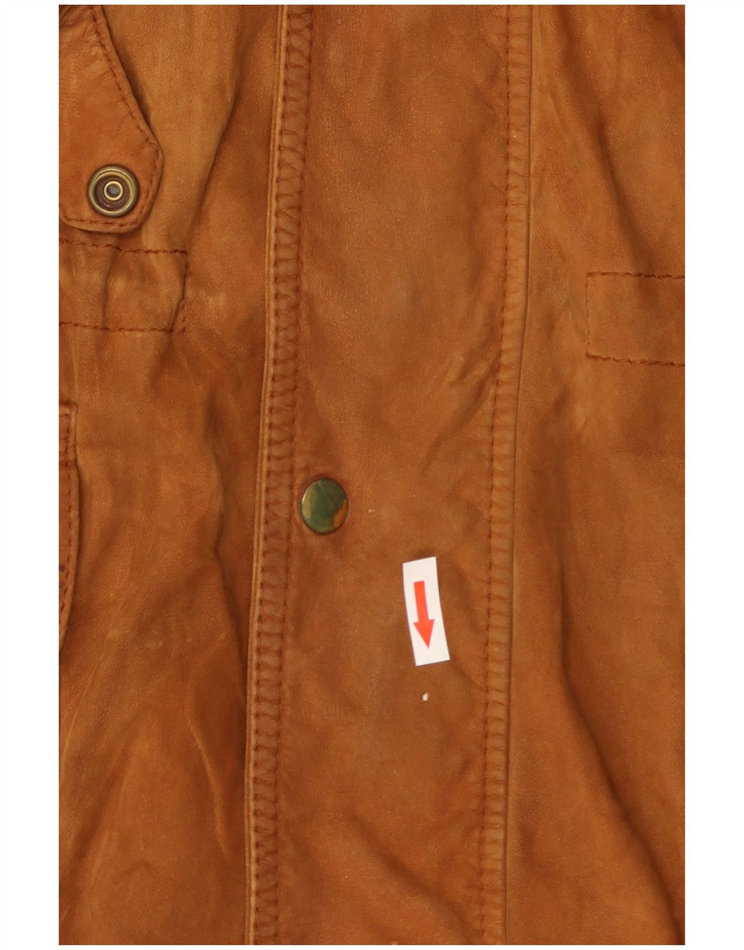 Jaqueta masculina vintage de camurça IT 54 2XL couro marrom