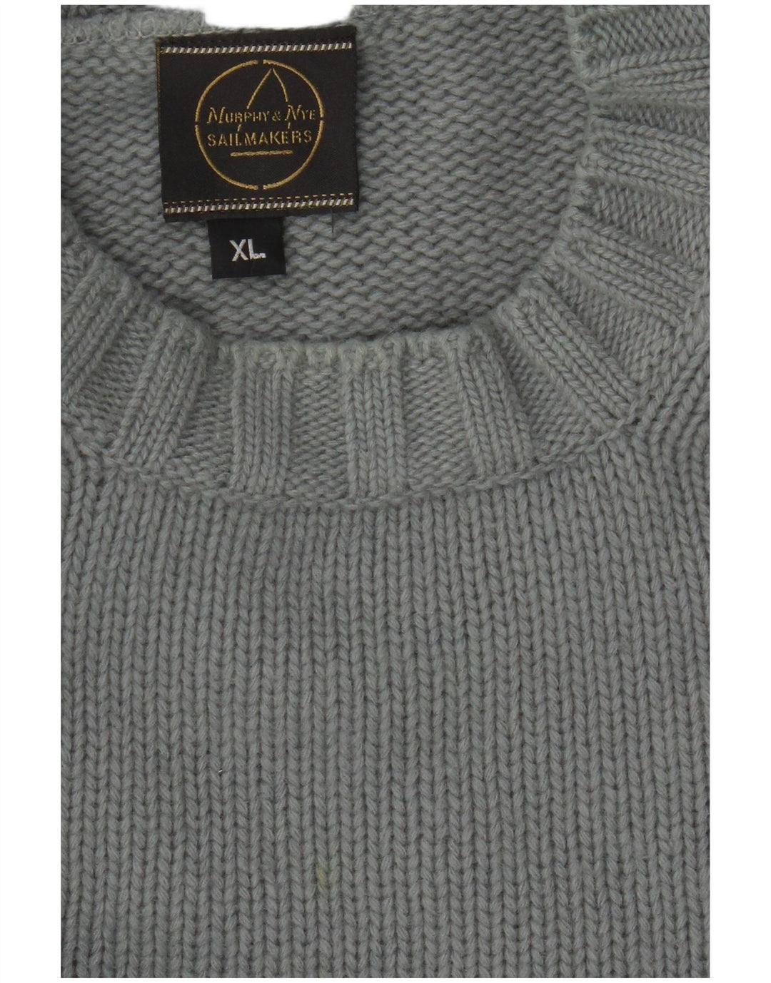 Suéter masculino Murphy & Nye com gola redonda XL cinza