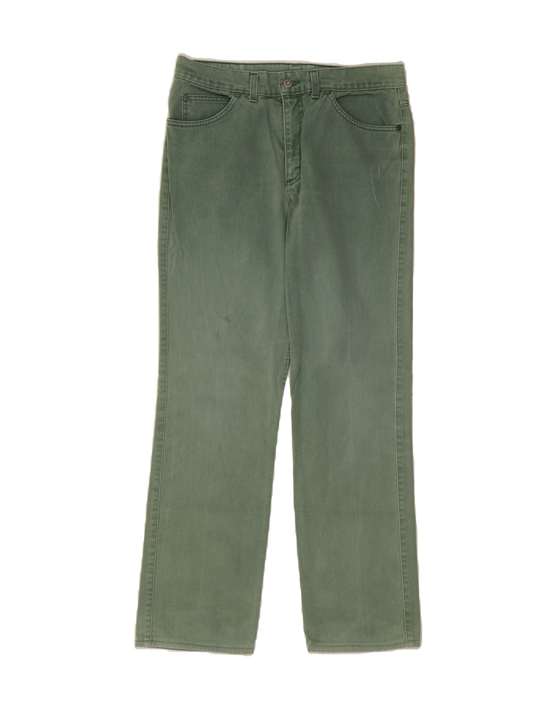 MUSTANG Womens Straight Jeans W32 L31 Green Vintage Mustang and Second-Hand Mustang from Messina Hembry 
