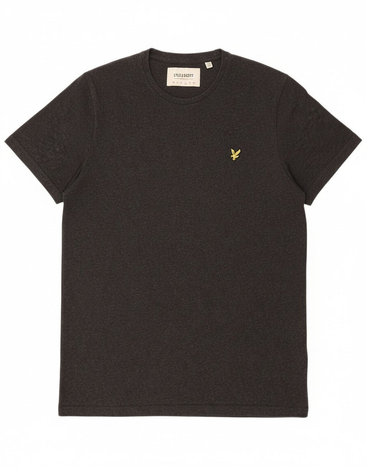 Camiseta masculina LYLE & SCOTT grande algodão cinza