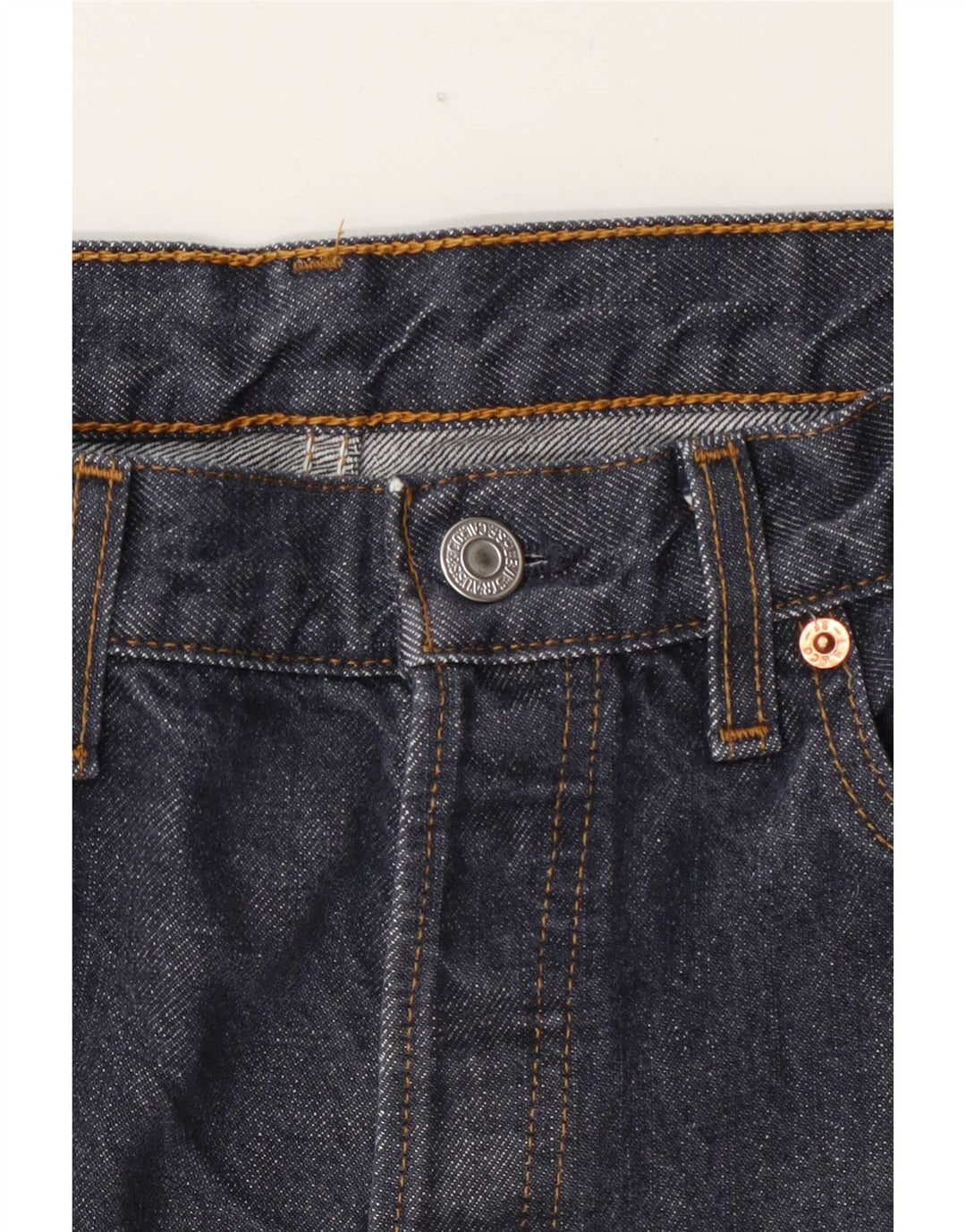 Calça jeans reta masculina Levi's W32 L30 azul marinho
